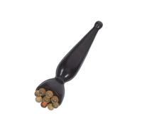 Didiseaon Massageur pour Yeux Bois Naturel Baguette de Massage Acupression Santal Applicateur de Crème pour Yeux Outil Gua Sha Lotus pour Stimulation Multipoint et Soin Anti-rides