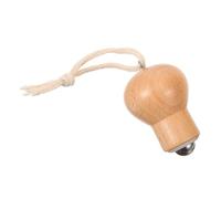 Didiseaon Masseur de Visage en Bois Forme Ampoule Prise Confortable, Rouleau de Massage Visage Facile à Utiliser pour Femmes, Soin Anti-rides et Relaxation
