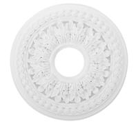 Didiseaon Médaillon décoratif de plafond, rosace moulurée classique, | Disque décoratif pour plafonnier de 27 cm, imitation plâtre, compatible avec les plafonniers encastrés et les luminaires.