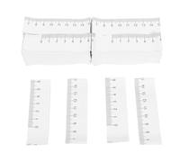 Didiseaon Mètre Ruban en Papier 1M, 100 Pcs, Double Face, Jetable, Blanc, pour Mesure de la Tête du Bébé et Mesure de la Plaie, Utilisation Hôpital et Maison