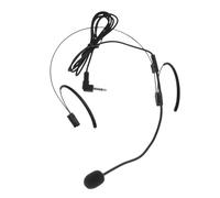 Didiseaon Microphone Monté Tête Noir Léger Casque Micro en Plastique et Mousse, Haute Durabilité et Facile à Porter pour Enseignants et Présentations