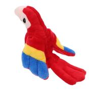 Didiseaon Mini Marionnette Doigt Perroquet Réaliste Peluche Douce pour Garçon Fille Interactif Oiseau Portable Accessoire Storytelling Garçon Fille