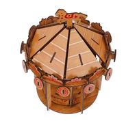 Didiseaon Modèle de Carrousel 3D en Bois à Assembler - Puzzle Éducatif DIY pour Garçon et Filles et Adultes Puzzle Carrousel en Bois Naturel Kit de Bricolage Stimulant la Créativité