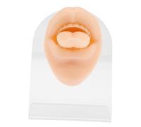 Didiseaon Modèle De Pratique Du Piercing Langue En Silicone Souple Taille Moyenne Imitation Peau Humaine Pour Formation Professionnelle Apprentissage Du Piercing
