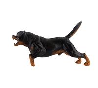 Didiseaon Modèle Rottweiler Solide et Éducatif et Décoratif pour Garçon Fille Figurine de Chiot Simulation Adorable Cadeau pour Garçons et Filles