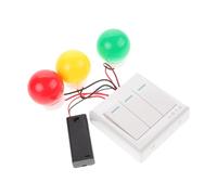 Didiseaon Montessori Busy Board DIY Sensory Circuit Toy with LED Light Switch for Cognitive Development and Fine Motor Skills in Educational Gift for Boys and