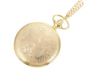Didiseaon Montre de Poche en Or Antique à Motif de Train Vintage, Style Élégant et Vintage Modélisation Réaliste, Matériau Métal et Miroir en Plastique, Portable et Décorative, pour Homme,