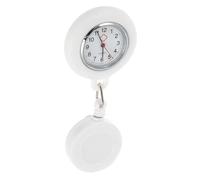 Didiseaon Montre Infirmière Rétractable Clip Portable Silicone avec Cadran Ergonomique pour Infirmières Unisexes Cadeau Travail Collègue