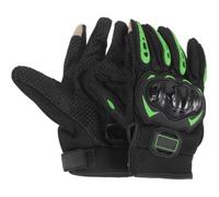 Didiseaon Moufles Moto Homme Verts à Doigts Complets, Tactiles, | Tissu Léger, Dextérité Accrue, Usage Cyclisme et Conduite, Toute Saison