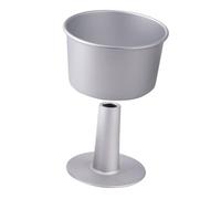 Didiseaon Moule à Gâteau Rond à Fond Amovible Moule à Chiffon Non Adhésif Alliage Aluminium Facile à Démouler et Nettoyer pour Pâtisserie Maison