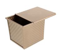 Didiseaon Moule à Mini Acier avec Couvercle Petite Boîte à Antiadhésive pour Cuisson Uniforme Adapté Aux Boulangers et Usage Domestique
