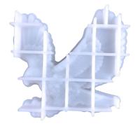 Didiseaon Moule en Silicone d'aigle Flexible Blanc pour Loisirs Créatifs DIY Décorations Artistiques Moulage Résine Époxy Art à Fabriquer Soi-même