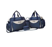 Didiseaon Mummy Bag Multifonction Sac à Main Capacité Bandoulière Pour Femme Sac De Voyage Et Courses Bleu