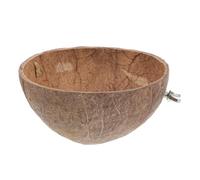 Didiseaon Nid en Coquille de Noix pour Perroquet Suspendu, Maison D'élevage Naturelle en Coque de Noix Solide, Lit D'oiseau Confortable, Niche de Reproduction pour Cage à Oiseaux,