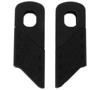 Didiseaon Noir Protège-manivelle de Vélo 2 Ensembles en Silicone | Protection Impacts sur Pédalier, Surface Lisse Résistante aux Taches, Nettoyage Simple sans Outil
