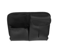 Didiseaon Organisateur Capacité de Arrière en de Voiture et Siège Toile Pu Noir Grosse de Rangement et Design Élégant pour Accessoires Téléphone et Clés Pendant la Conduite