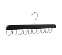 Didiseaon Organisateur Cintres Massif Crochets Noirs Porte-Ceintures et Écharpes Support Mural Gain de Place pour Accessoires Rangement Polyvalent pour Placard