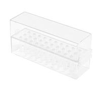 Didiseaon Organisateur De Forets à Boîte De Rangement Transparente Compartiments Pour Accessoires De Manucure Et Pédicure Pratique Et Portable