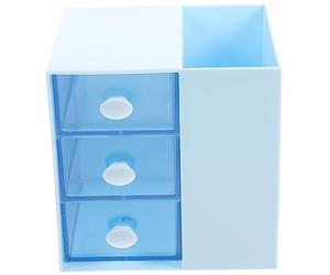 Didiseaon Organisateur de Maquillage Cosmetic Organizer Caisson Dressing Stockage tiroir malette Rangement Boite Mouchoir Mallette de Rangement à Domicile Fournitures pour la Maison Abdos