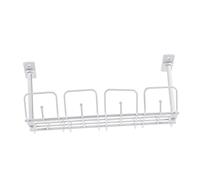 Didiseaon Organiseur Câbles sous Bureau Gris sans Perçage Panier de Gestion Câble Suspendu pour Bureau et Cuisine Rangement Installation Facile Maximisation Espace de Travail