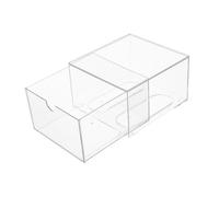 Didiseaon Organiseur De Maquillage en Acrylique Transparent Et Empilable, Boîte De Rangement Transparente pour Produits Cosmétiques, Conteneur pour Mouchoirs, pour Salle De Bain, Bureau,