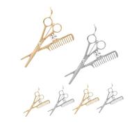 Didiseaon Ornement 6pcs en Alliage de Zinc avec Cristaux Imitation, Accessoire de Coiffure Élégant pour Femmes, Garçons et Filles, Décoration de Vêtements pour Noël