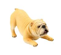Didiseaon Ornement Modèle Réaliste Statue d'animaux Décorative Modèle De Chien Cognitif pour Enfants Décor De à La Maison Ornement De De Bureau Plastique