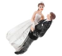 Didiseaon Ornements De Mariée Et De Marié Gâteau Décorations Mariées Décoratif Mariage Toppers Célibataire Palefreniers Rustique Pour Faire La Fête Figurines Résine Synthétique