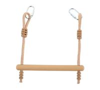 Didiseaon Outdoor Child Swing with Hanging Rings for Physical Training Plastic Playground Swing for Indoor and Outdoor Fitness and Motor Skill Development