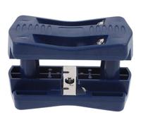 Didiseaon Outil de Coupe-Bande Manuel en PVC pour Travail du Bois, Affleureuse de Chants pour Stratifié et Panneaux, Coupe-Bordures Précis pour Finition de Bord Lisse, Outil de Coupe des