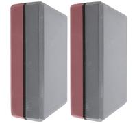 Didiseaon Paire de Blocs de Yoga en Mousse Eva Haute Densité 2pcs pour Débutants, Améliore la Souplesse, Accessoires Polyvalents pour Exercices en Salle Extérieur