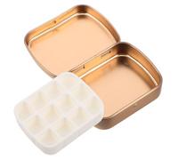 Didiseaon Palette D'ongles Outils De Remplissage Pinceaux De Maquillage Pour Le Visage Serrure De Porte Tendeur De Chaîne Modifiée Accessoires De Roue Tendeur Pliant Golden Métal Plastique