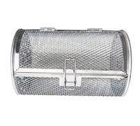 Didiseaon Panier à Griller Acier Inoxydable pour Frites Outil de Rôtissage Rotatif pour Barbecue et Cuisine