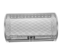 Didiseaon Panier Grill Inox Rotatif avec Fermeture Sécurisée pour Barbecue et Four Électrique Accessoire Cuisine pour Rôtir Légumes Noix et Viandes Repas Famille