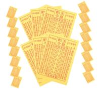 Didiseaon Papier Jaune Funérailles D'ancêtre 900 Feuilles pour Culte Traditionnel Offrandes de Parfum en Papier pour Service Commémoratif et Rituels Funéraires