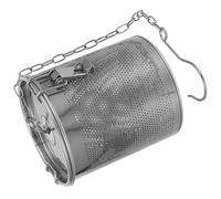 Didiseaon Passoire à Épices Équipé D'une Longue Chaîne et Crochets Maille Fine en Acier Inoxydable Panier à Saumure Argenté pour Infusion de Soupe et Thé