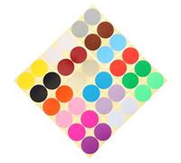 Didiseaon Pastilles Adhésives Rondes 10 CM Autocollantes à Code Couleur - Lot 60 Pièces pour Organisation Bureau Étiquettes de Prix et Classement en Salle de Classe