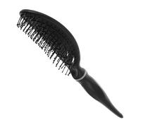 Didiseaon Peigne à Cheveux Creux Peigne Multifonctionnel Volume De Peigne De Forme De Vent Brosse à Cheveux Ventilée Coiffage Pour Une Frange Moelleuse Peigne Décoloré Plastique Black