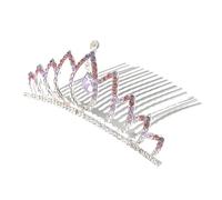 Didiseaon Peigne Couronne de Mariée en Strass Alliage Léger pour Mariage | Style Luxueux et Délicat, Look Élégant, pour Longues Coiffures Relevées et Cérémonie