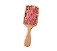 Didiseaon peigne d' hair charms hair toppers care brosse démêlante pour cheveux bouclés peigne pour cheveux bouclés à x de massage Bambou rose