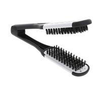 Didiseaon Peigne Double Face Pour Cheveux Brosse à Poils De Sanglier Et Coiffe Facilement Noir Et Blanc