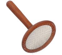 Didiseaon Peigne en Bois Robuste pour Chien, Brosse de Nettoyage en Profondeur, Réduit la Perte de Poils, Toilettage des Animaux de Compagnie