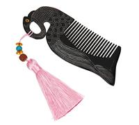 Didiseaon Peigne En Corne Portable - Outil De Coiffure Soin Capillaire Naturel Doux Pour Le Cuir Chevelu Idéal Pour Un Anniversaire Ou La Saint-valentin
