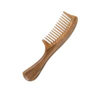 Didiseaon Peigne Large Dents Bois de Santal Portable Peigne Démêloir Naturel pour Femmes et Antistatique Massage Chevelu et Répartition des Soins Cadeau Relaxant