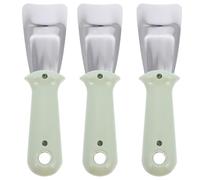 Didiseaon Pelless à Givre Set de 3 Pelles à Givre pour Congélateur en Pp et Acier Inoxydable, Grattoirs Droits et Courbés Trous Suspendre, pour Réfrigérateur et Zones Difficiles D'accès