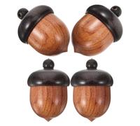 Didiseaon Pendentifs de Gland pour Bijoux DIY 4Pièces Décoration Accessoires Créatifs pour Bracelets et Colliers pour Bricolage
