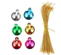 Didiseaon Perles de Lampe Simulées avec Corde en Plastique 100 Colorées Décoration Créative Couleur Aléatoire pour Sapin de et Fête