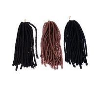 Didiseaon Perruques Dreadlocks Légères Et Tendance 3 Pièces Style Hipster Queues De Cheval Pour Costumes