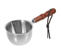 Didiseaon Petit Pot Acier Inoxydable pour Chauffe Beurre et Chauffage Lait Casserole Compacte à Fond Plat pour Verser Huile et Fondre Chocolat Pot Sauce Polyvalent pour Cuisine