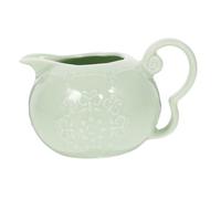 Didiseaon Pichet Céramique pour Lait avec Bec Verseur Créatif Distributeur Sauces Pot Polyvalent pour Café Restaurant et Maison Design Européen Vert